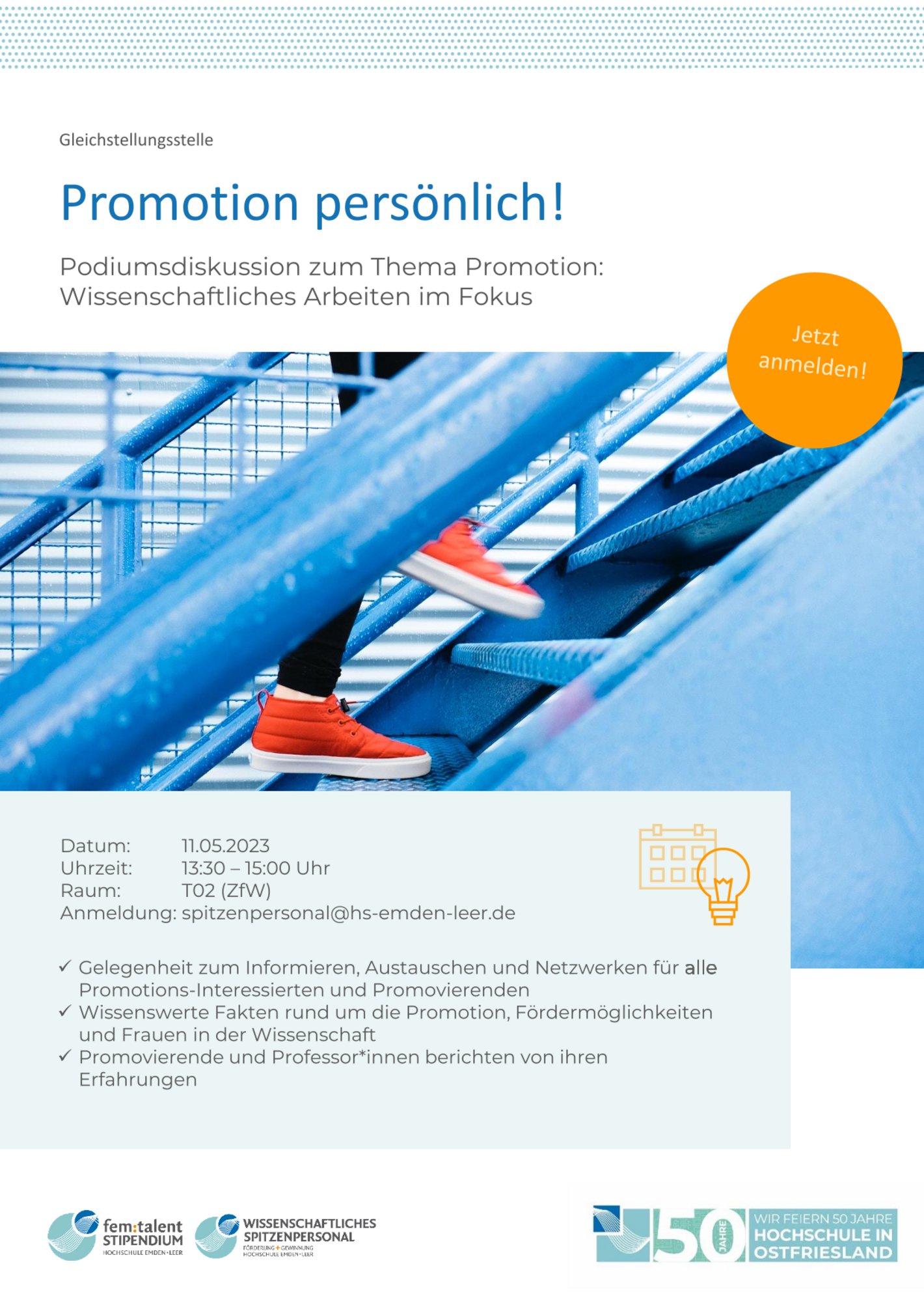 Poster Promotion Persönlich