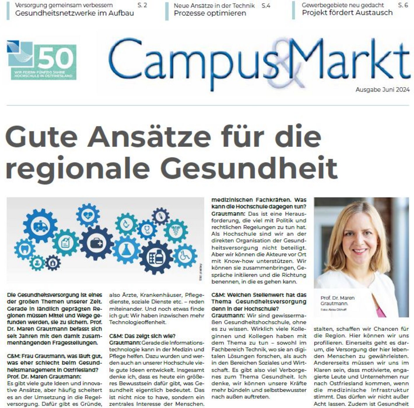 Ausgabe Juni 2024, Campus & Markt