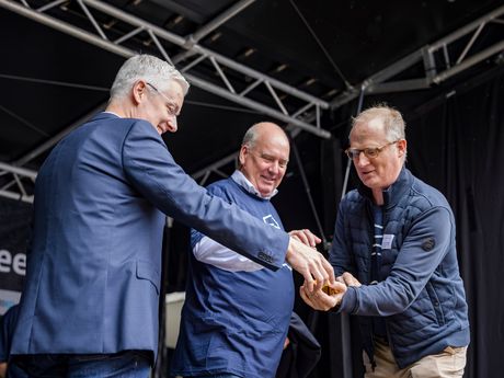 Eröffnung durch Landrat Matthias Groote, den Leeraner Bürgermeister Claus-Peter Horst und Prof. Dr. Jann Strybny
