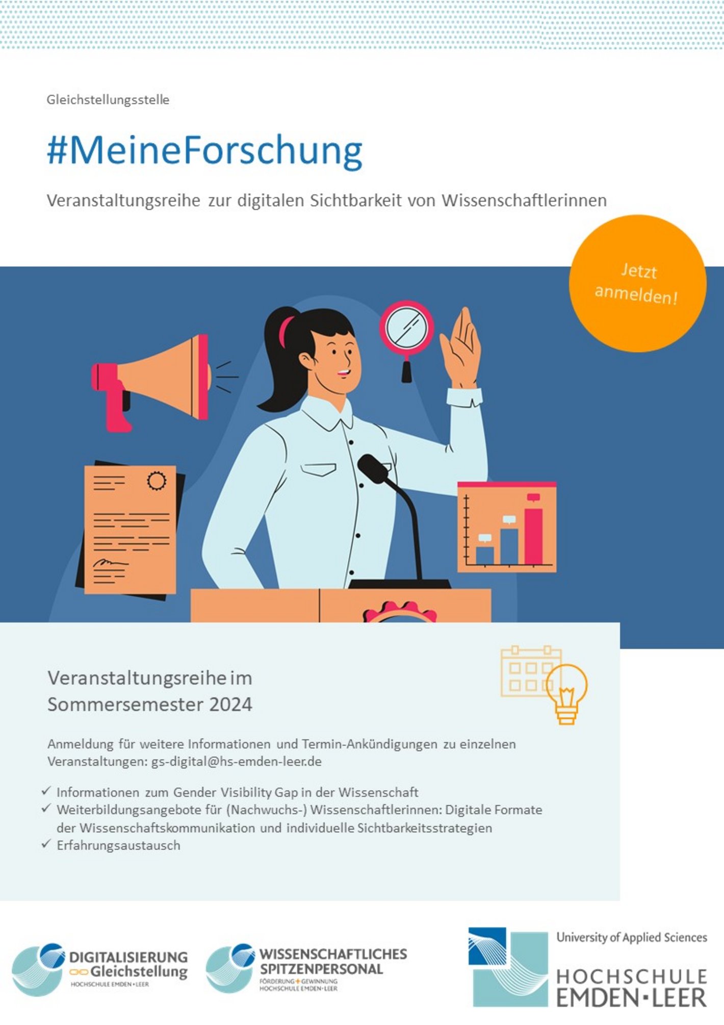 Poster zur Veranstaltungsreihe #MeineForschung