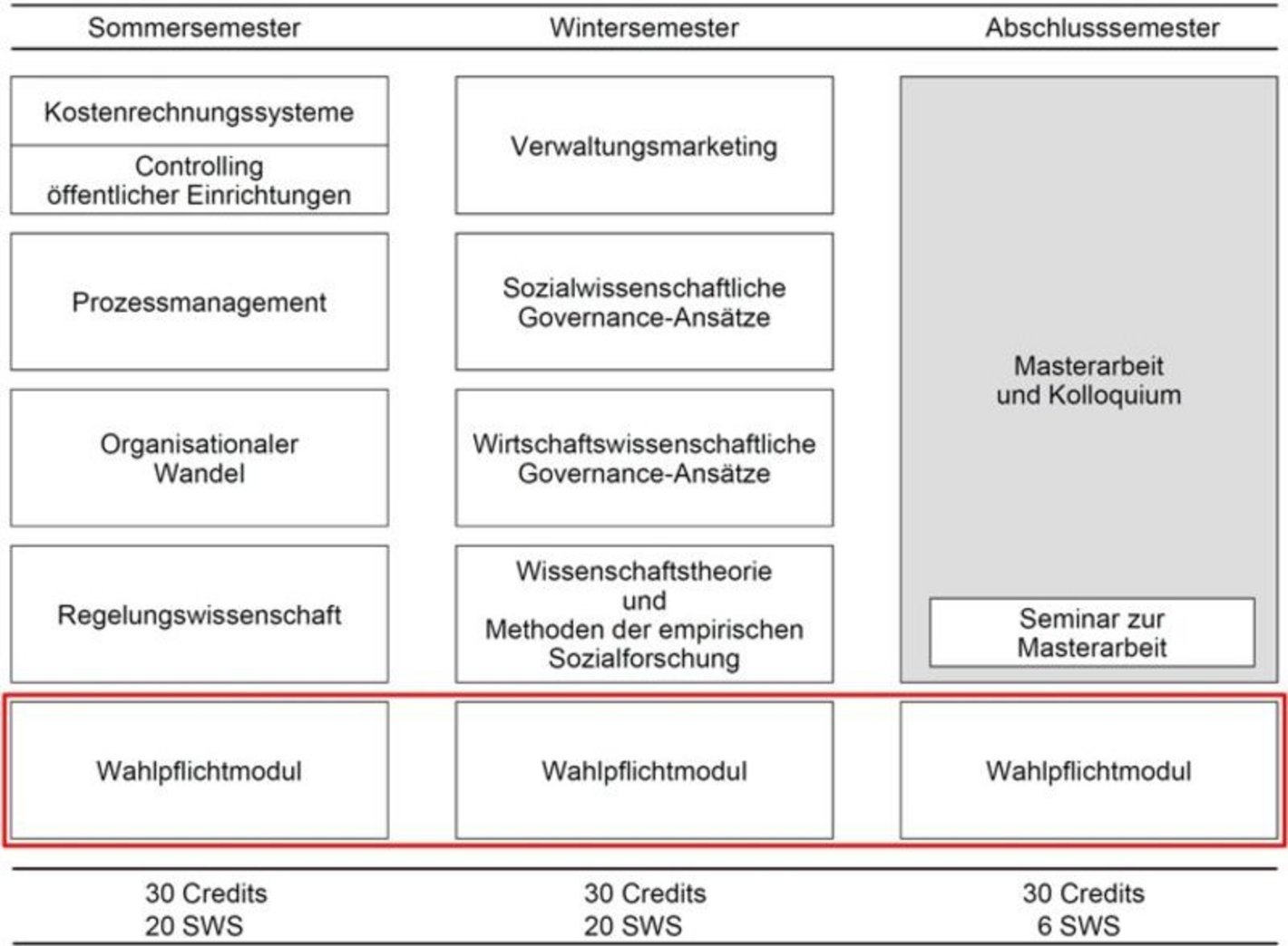 Program schedule (optional) The image shows the study schedule of the program and the requirements (compulsory)